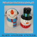 Christmas Ceramic Salt & Pepper Pair for Kitchen